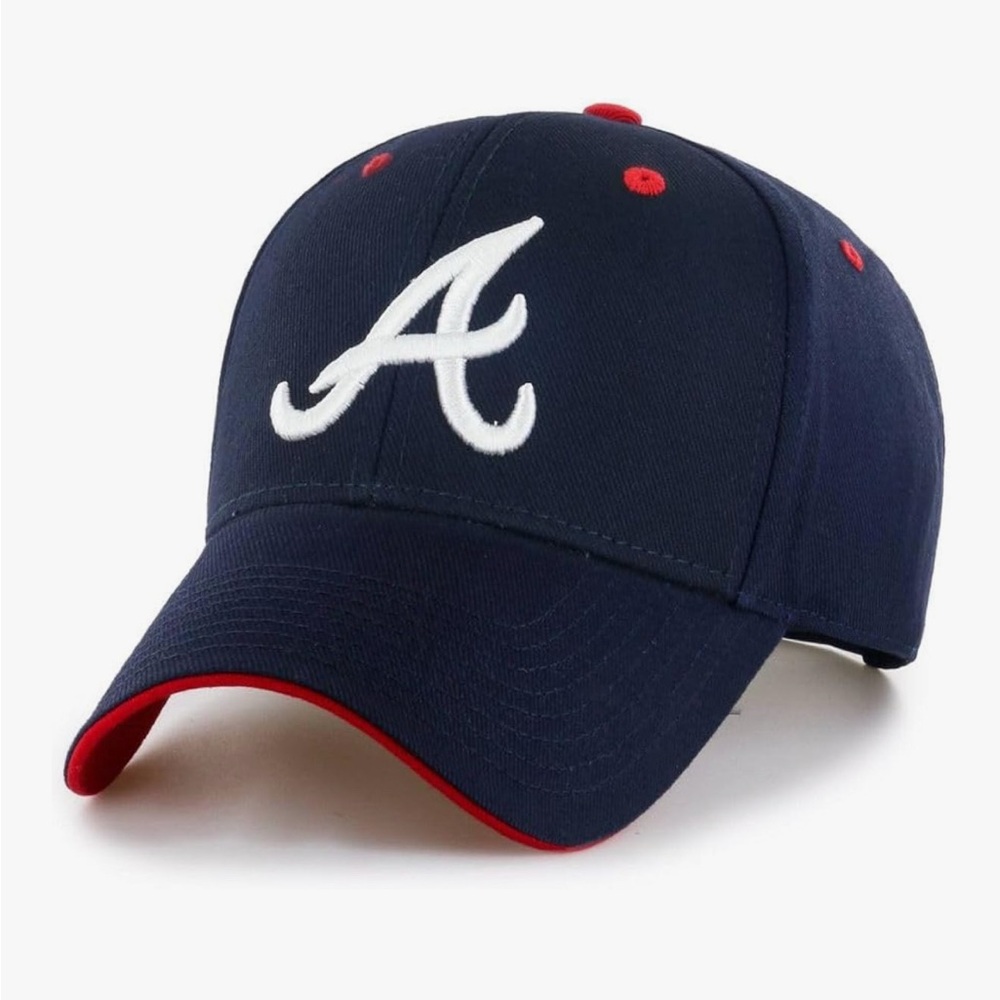 Fan Favorite Atlanta Braves Cap Adjustable Hat Navy
